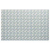 Sketchy Blue Blume Stoff (Yard (91,4 cm))