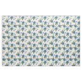 Sketchy Blue Blume Stoff (Fat Quarter (45,7 x 55,9 cm))
