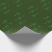 Sketchy Christmas Tree Wrapping Paper Geschenkpapier (Ecke)