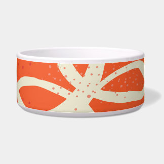 Sketchy Circles trendy Nahtlos Design Napf