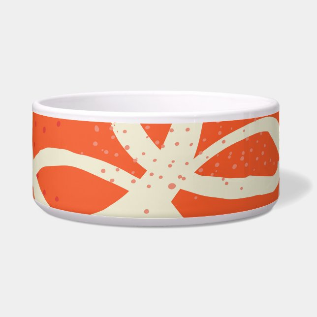 Sketchy Circles trendy Nahtlos Design Napf (Vorderseite)