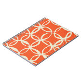 Sketchy Circles trendy Nahtlos Design Notizblock (Linke Seite)