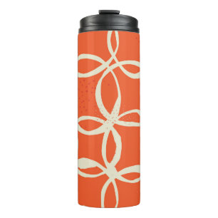 Sketchy Circles trendy Nahtlos Design Thermosbecher
