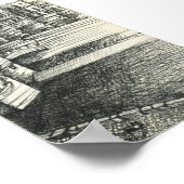 Sketchy in Paris: Die Seine Poster (Ecke)