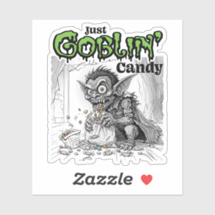 Sketchy Just Goblin’ Candy Aufkleber