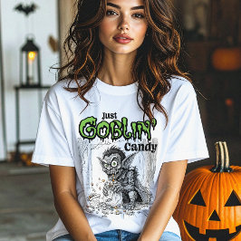 Sketchy Just Goblin’ Candy Women T-Shirt