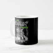Sketchy Just Goblins Süßigkeiten für dunklere Gege Kaffeetasse (Vorderseite Links)