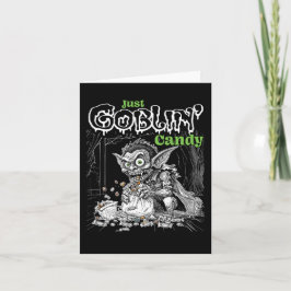 Sketchy Just Goblins Süßigkeiten für dunklere Gege Karte