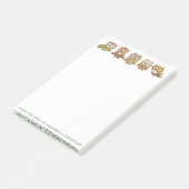 Sketchy Owls personalize Post-it Klebezettel (angewinkelt)