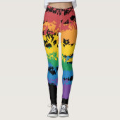 Sketchy Rainbow Leggings (Vorderseite)