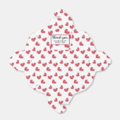 Sketchy Red Heart Gastgeschenk Hochzeit Box Geschenkschachtel (Ungefaltet)