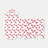 Sketchy Red Heart Gastgeschenk Hochzeit Box Geschenkschachtel (Ungefaltet)