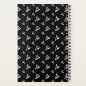 Sketchy Sailboat Pattern Planer (Rückseite)
