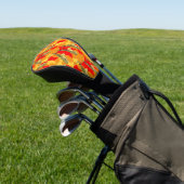 Sketchy Saxophon Gray Pattern Golf Headcover (In SItu)