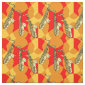 Sketchy Saxophone Muster Stoff (Muster)