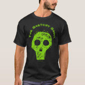 SKETCHY SKULL - T - SHIRT (Vorderseite)