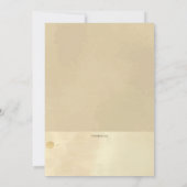 Sketchy Teddy Bear wird bald gut ausgehen Einladung (Rückseite)