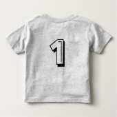 Sketchy Tractor Farm Boy Birthday Kleinkind T-shirt (Rückseite)