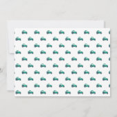 Sketchy Tractor Farm Windmill Photo 1st Birthday Einladung (Rückseite)