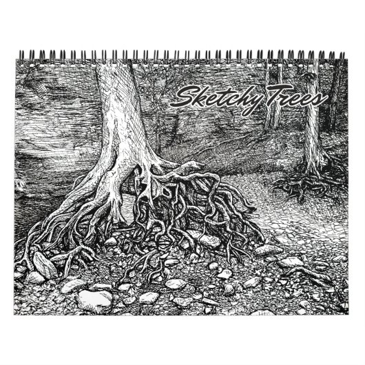 Sketchy Trees Calendar Kalender (Titelbild)