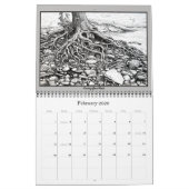 Sketchy Trees Calendar Kalender (Feb 2026)