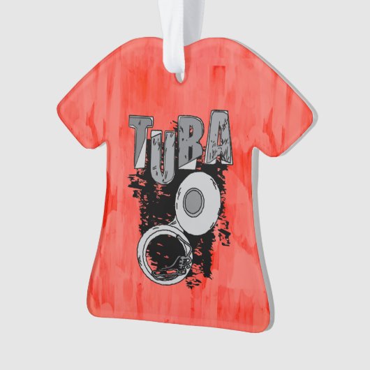 Sketchy Tuba und Text Ornament (Vorderseite)