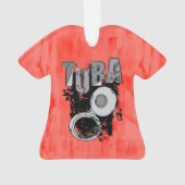 Sketchy Tuba und Text Ornament (Rückseite)