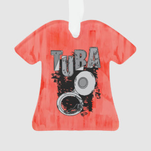 Sketchy Tuba und Text Ornament