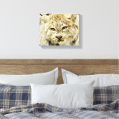 Sketchy Wildcat Leinwanddruck (Insitu (Schlafzimmer))