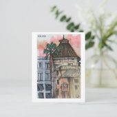 Skethchbook pages. Málaga. Markers Postkarte (Stehend Vorderseite)