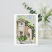 Skethchbook-Seiten. Málaga. Marker Postkarte (Stehend Vorderseite)