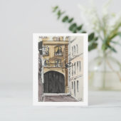 Skethchbook-Seiten. Málaga. Marker Postkarte (Stehend Vorderseite)