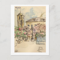 Skethchbook-Seiten. Málaga