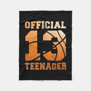 Sketll 13. Geburtstag offizieller Teenager Junge 1 Fleecedecke