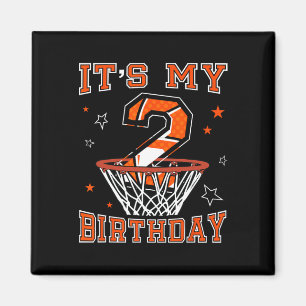 Sketll 2. Geburtstags-Dunk-Geschenk für 2 Jahre al Magnet