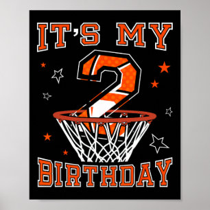 Sketll 2. Geburtstags-Dunk-Geschenk für 2 Jahre al Poster