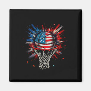 Sketll 4. Juli Männer Jungen Amerikanische Flagge Magnet