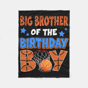 Sketll Big Brother of the Birthday Boy Family Matc Fleecedecke