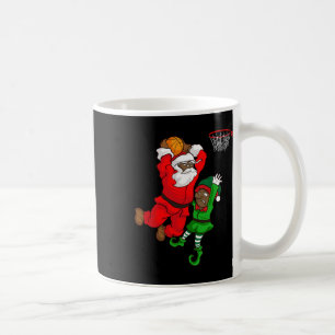 Sketll Black African American Santa Claus Dunk Elf Kaffeetasse