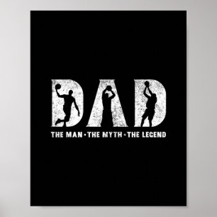 Sketll Dad Der Mann Der Mythos Die Legende Vaterta Poster
