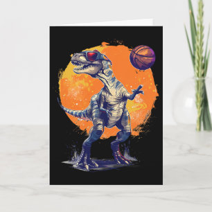 Sketll Dino T-Rex Kunstwerk Zeichnung Sketll Fan  Karte