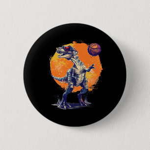 Sketll Dino T-Rex Kunstwerk Zeichnung Sketll Liebh Button