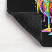 Sketll Eiscreme-Drip für Jungen Mädchen Jugendlich Mousepad (Ecke)