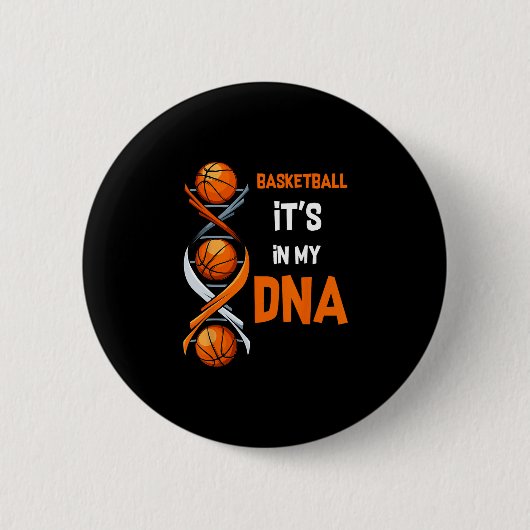 Sketll Es Ist In Meiner Dna Ll Sporttraining Gesch Button (Vorderseite)