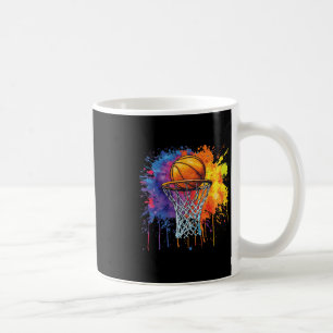 Sketll Farbige Tropfen Grafik 1  Kaffeetasse