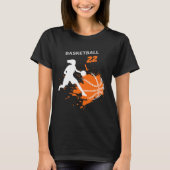 Sketll Fever Women's Sketll Team Number 22 T-Shirt (Vorderseite)
