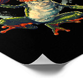 Sketll Frog Toad Slam Dunk Artwork Sketll Hoop  Poster (Ecke)