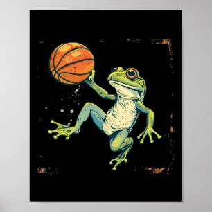 Sketll Frosch Zeichnung Kunstwerk Kröte Sketll Lie Poster