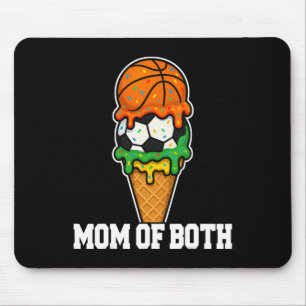 Sketll Fußball-Mama Eis-Drip Sommer-Spieltag Mousepad