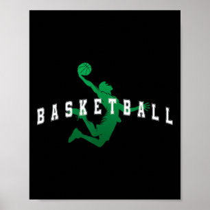 Sketll Green Team Spieler Varsity Text  Poster